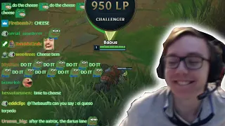 THEBAUSFFS attempts Tilterellla Cheese In Challenger EUW 🤣🤣🤣