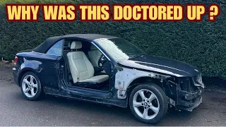 REPAIRING A DOCTORED BMW THAT WE BOUGHT FROM A SALVAGE AUCTION