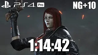 Dark Souls 3 NG+10 Speedrun 1:14:42 No Saves Single Segment PS4 Pro 60fps