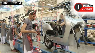 Electric Bike Manufacturing India | All Womens Workers | E scooter plant | Made in india | Oreva