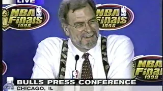 1998 NBA Finals | Game 4 | Press Conference | Post-Game | ESPN News