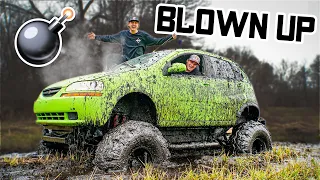 Monster Car Blows Motor While Mudding!!