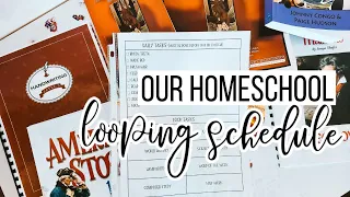 Our Homeschool Schedule | Looping Basket Scheduling, How Do We Do It ALL?