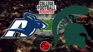 Michigan State vs Akron NCAA Football 14 Revamped