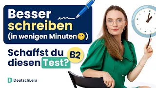 Korrekt auf Deutsch schreiben I Teste dich! I Deutsch lernen b2, c1