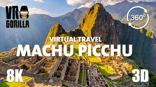 360 VR Tour of Machu Picchu (short) in Peru 'Wonder of the World' - Virtual Travel - 8K 360 3D