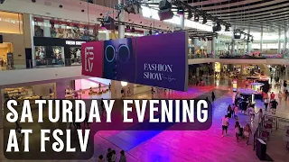 Saturday Walkthrough Fashion Show Mall Las Vegas Strip | Walking Las Vegas Strip Malls