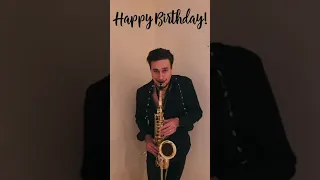 Happy Birthday Sax Alto