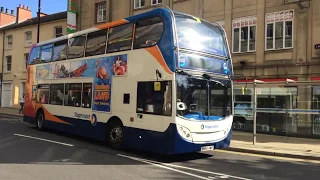 Stagecoach Sheffield 19042 departs Leopold Street working an 88 service to Bents Green