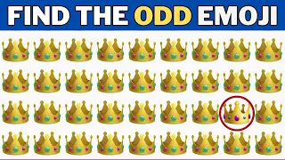 Find the Odd Emoji | Emoji Challenges