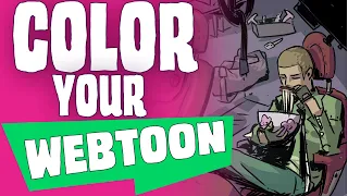 How to Make a Webtoon Canvas From Start to Finish: Coloring using Clip Studio Paint