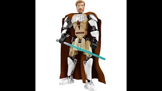 Конструктор Оби-Ван Кеноби. Игрушка конструктор Obi-Wan Kenobi Star Wars 23.5 см