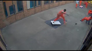 Caught on camera: drone drops contraband into jail yard