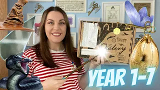 Year 1-7 | The Wizarding Trunk unboxing | HARRY POTTER