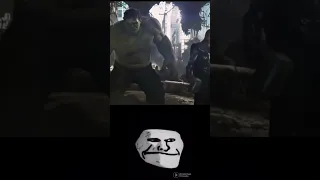 Hulk troll face moment