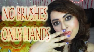 Full Face Using Only My Fingers | No Brushes Challenge | IndianBeautyReviewer