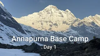 Annapurna Base Camp Day 1