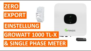 GROWATT NULLEINSPEISUNG MIT EASTRON ENERGYMETER -EINSTELLUNGEN & UMSETZUNG