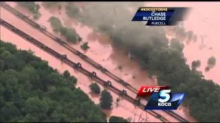 Historic flooding in Purcell leads to evacuations