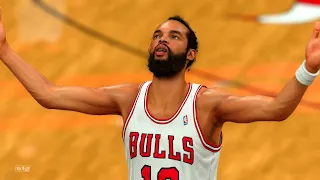 NBA 2K22 All-Time Tournament - Brooklyn Nets vs. Chicago Bulls [1080p 60 FPS]