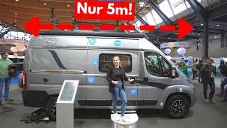 ONLY 5m: MINI MOTORHOME 2023|Knaus Boxlife 540 MQ|shower|double bed|kitchen|round seating group