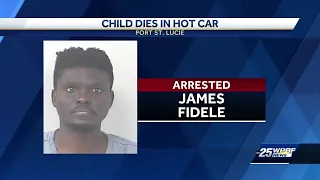 2-year-old child dies after being left in car for hours on the Treasure Coast