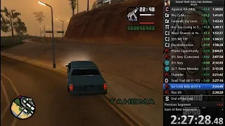 GTA: San Andreas - Any% speedrun (4:34:45)