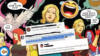 Women of Marvel Comic Praises MEN?! Comics Twitter SLAMS Writer!