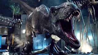 Jurassic World (2015) - T-REX VS INDOMINUS REX FINAL BATTLE SCENE - Movieclip HD