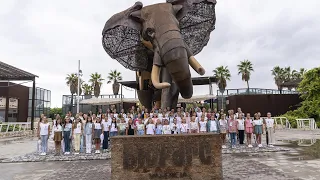 BIOPARC recibe a las candidatas a Fallera Mayor Infantil de València 2023 | Junta Central Fallera