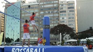 Rio 2016: Bossaball on Copacabana Beach