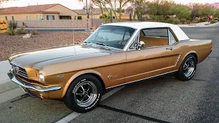 1965 Ford Mustang Coupe 289 V8 Full Restoration Project To Its Original Factory Condition