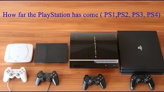 How far the PlayStation has come ( PS1,PS2, PS3, PS4)