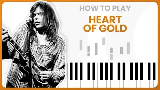 Heart Of Gold - Neil Young - PIANO TUTORIAL (Part 1)