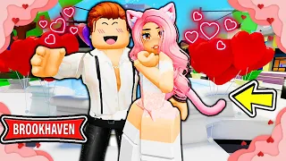 My CRUSH ASKS Me On A VALENTINE DATE ( ROBLOX Brookhaven 🏡RP)