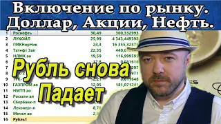 Рубль снова падает. Прогноз курса доллара рубля евро Акции Нефть РТС. Кречетов - аналитика.