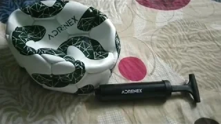 Pumping Of Air In To Adrenex Football Size 5 In EasyWay in 3 Minutes. How To Pump Air In Football