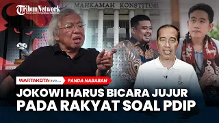 BLAK-BLAKAN Panda Nababan: Jokowi Bicara Jujur Dong pada Rakyat, Ada Apa Sih Sebenarnya?