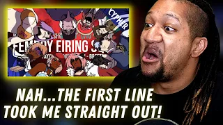 Reaction to FEMBOYS OF ANIME CYPHER | "F.F.S." | Ham Sandwich feat. Shwabadi, Breeton Boi, & More!