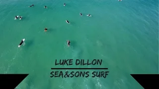 Luke Dillon at Fistral Beach