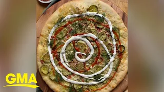 This pickle pizza is kind of a big dill l GMA