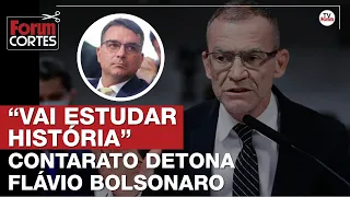 Contarato detona Flávio Bolsonaro em bate-boca sobre cotas