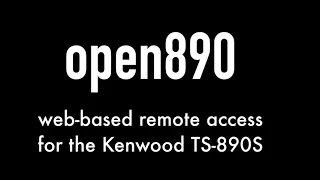 open890 - browser-based remote control for the Kenwood TS-890