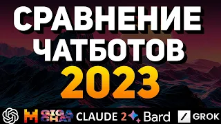 Лучшие Чатботы 2023. Chatgpt, Gemini, Claude 2, Mistral, Grok