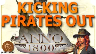 🏴‍☠️ Destroying the Pirate base island in Anno 1800 | Tutorial for not losing ships | Guide #6