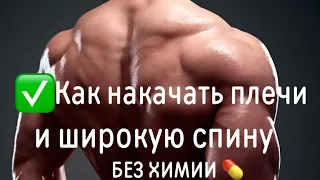 Как накачать плечи и широкую спину дельты химия 🧪