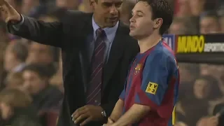 Andrés Iniesta vs. Real Madrid (H) • Spanish League 2004-2005 • First Clásico Ever • 3-0