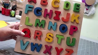 Wooden Alphabet Puzzles by petitoy