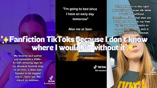 Fanfiction TikToks because I don't know where I would be without it