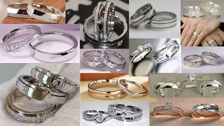 Platinum Rings for couples with Price l platinum diamond ring...